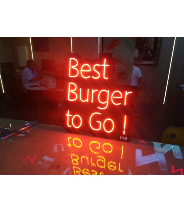 Best Burger Avusturya Neon Hortum led Tabela