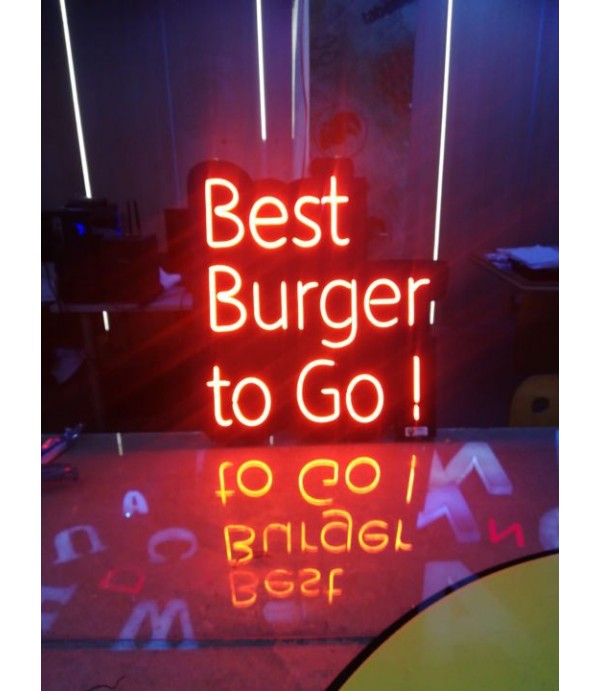 Best Burger Avusturya Neon Hortum led Tabela