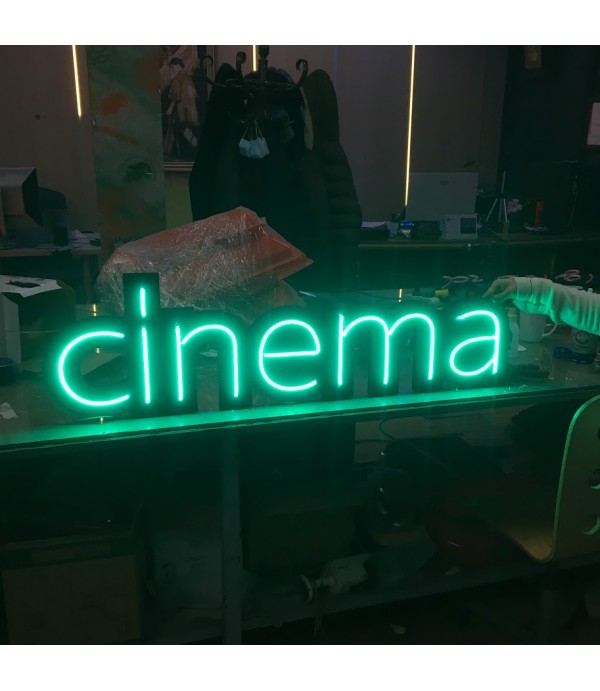 Cinema Neon Hortum led tabela