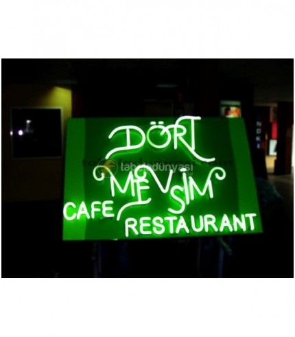 Dört mevsim Restaurant Neon Hortum Led Tabela