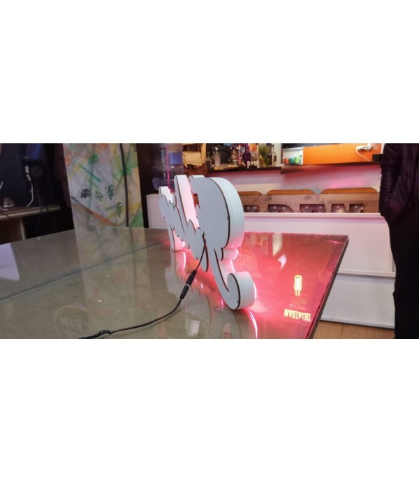 Fransa Feelings Neon Görünümlü Led Tabela