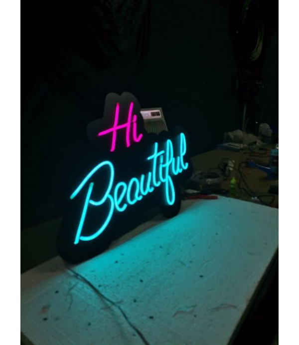 Güzellik Merkezi Neon Hortum Led Tabela