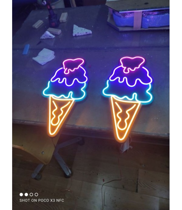 Neon Led Dondurma Tabela