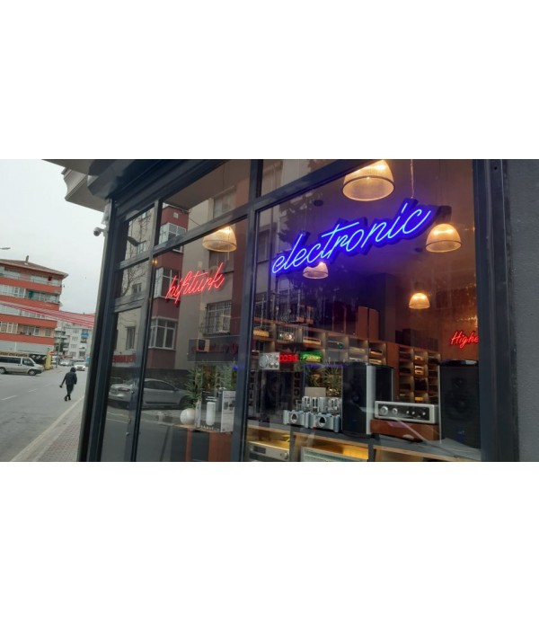 Elektronik neon hortum led tabela