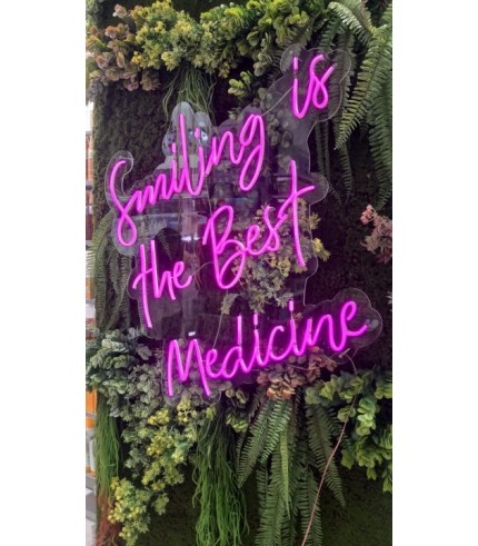 Neon hortum led duvar yazısı