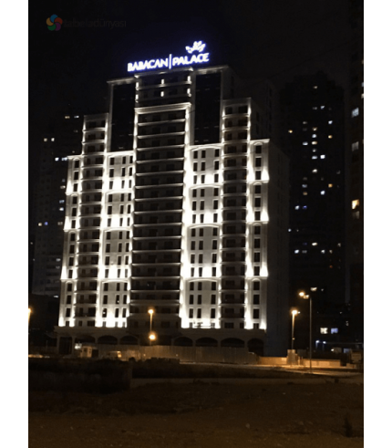 Babacan Palas Işıklı Çatı Tabelası