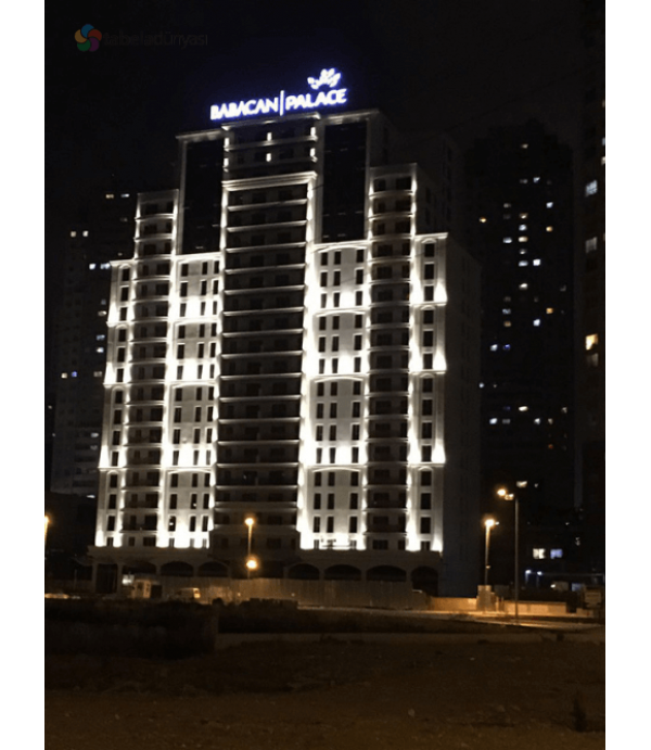 Babacan Palas Işıklı Çatı Tabelası