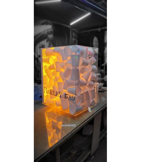 Barley coffee ışıklı tabela