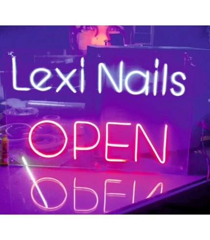 Nails Art Neon Hortum Led Tabela