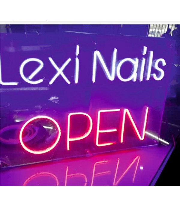 Nails Art Neon Hortum Led Tabela