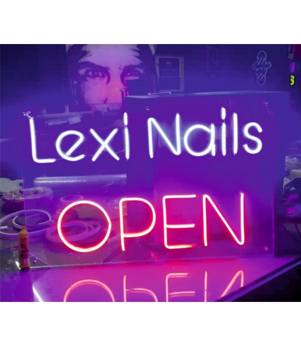 Nails Art Neon Hortum Led Tabela