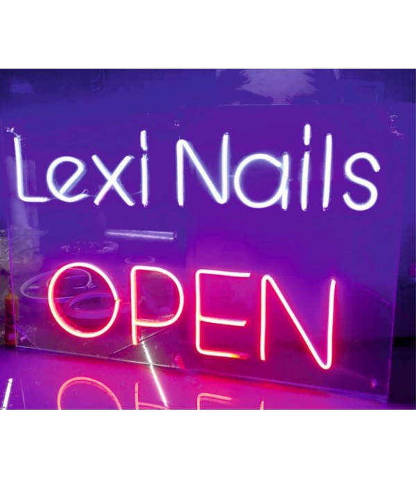 Nails Art Neon Hortum Led Tabela