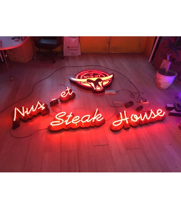Nuş Et Azerbaycan Çıplak Neon uygulamalı Alüminyum Kutu Harf 