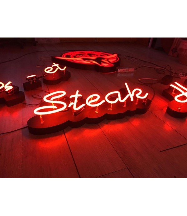 Nuş Et Azerbaycan Çıplak Neon uygulamalı Alüminyum Kutu Harf 