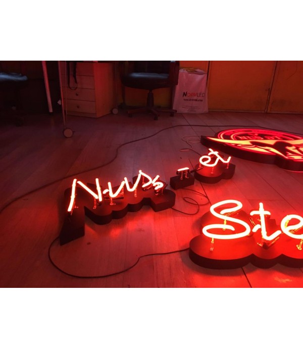 Nuş Et Azerbaycan Çıplak Neon uygulamalı Alüminyum Kutu Harf 