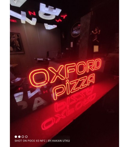 Oxford Pizza Neon Hortum Led Yurt Dışı Tabela