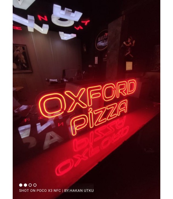 Oxford Pizza Neon Hortum Led Yurt Dışı Tabela