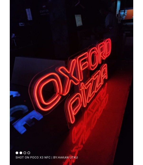 Oxford Pizza Neon Hortum Led Yurt Dışı Tabela