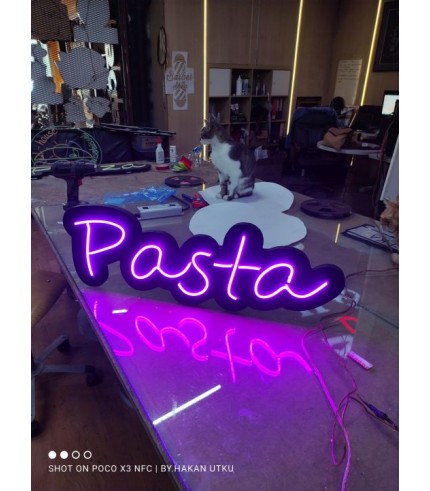 Pasta Neon Hortum Led Yurt Dışı Tabela