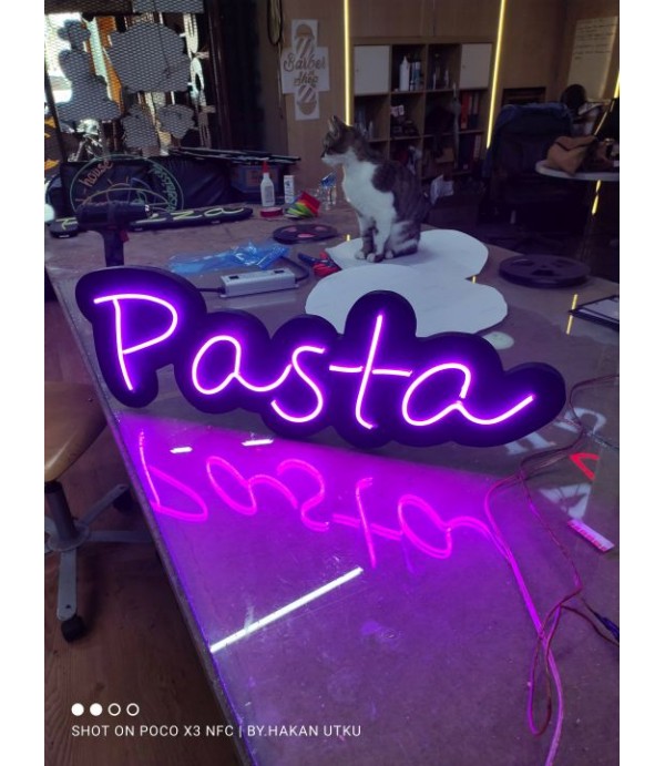 Pasta Neon Hortum Led Yurt Dışı Tabela