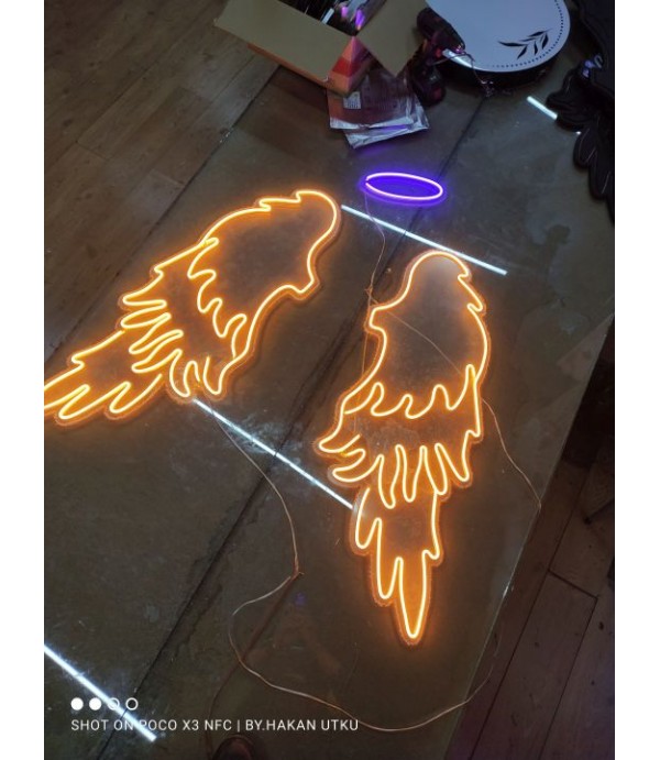 Angel Neon Hortum Led Dekorasyon