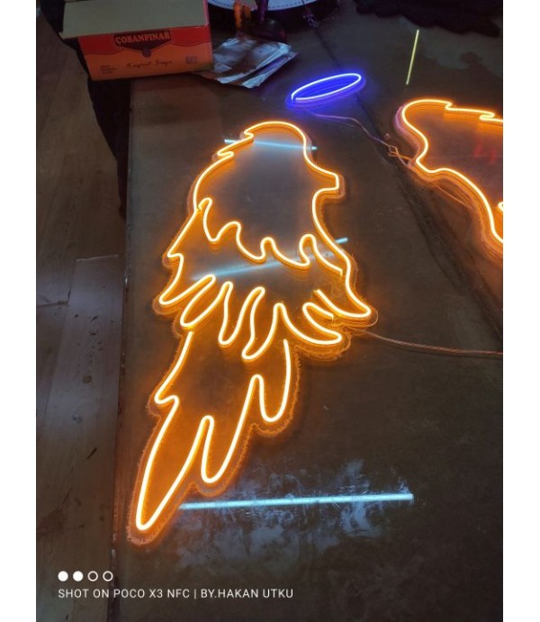 Angel Neon Hortum Led Dekorasyon