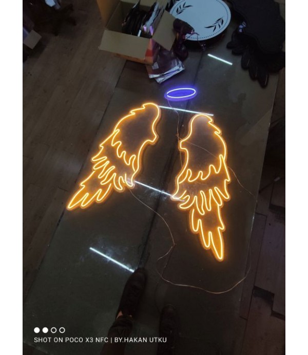 Angel Neon Hortum Led Dekorasyon