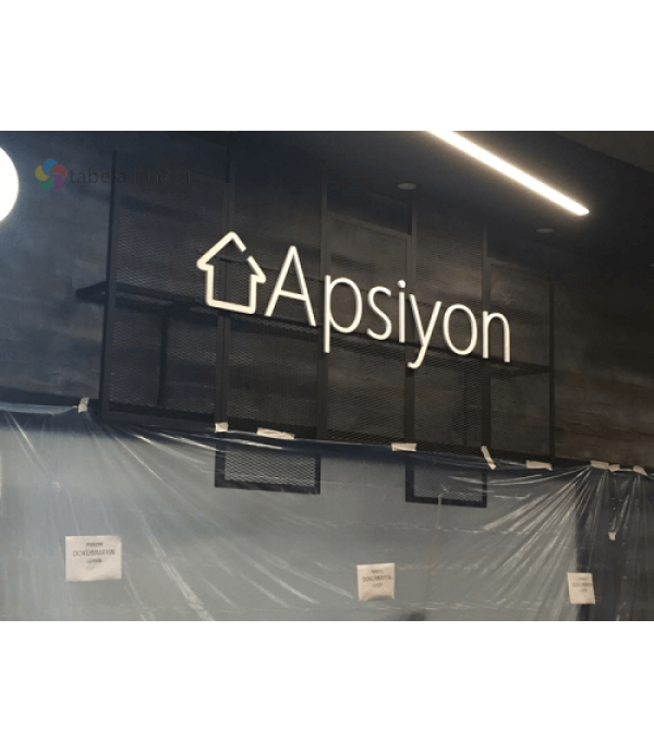 Apsiyon Işıklı Pleksi Kutu Harfler