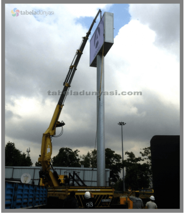 Aşçıoğlu Çift Taraflı Totem Tabela 