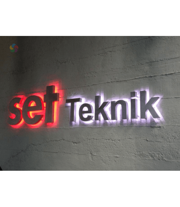 Set Teknik Endirekt Led Aydınlatmalı Eskitme Krom Kutu Harf Uygulamaları
