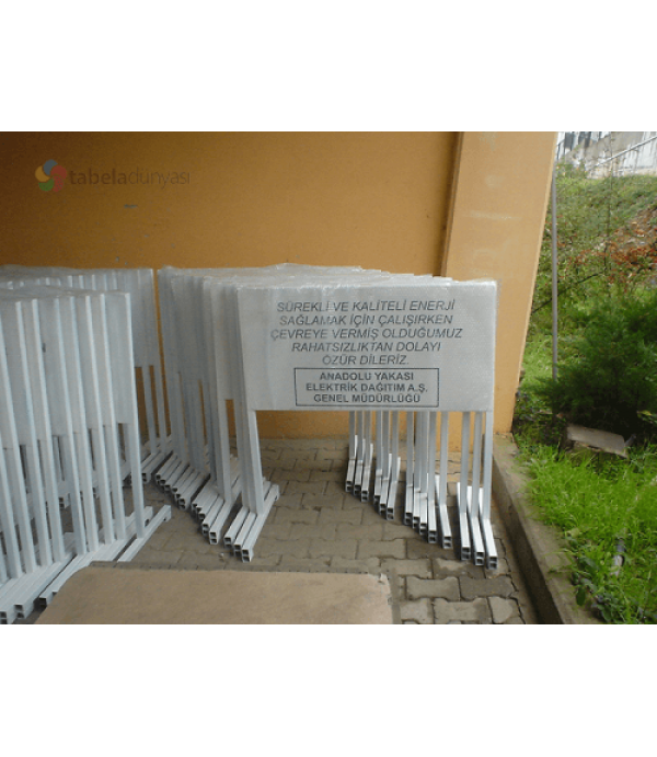 Elektrik Dağıtım Şirketi Uyarı Ve İkaz Tabelası