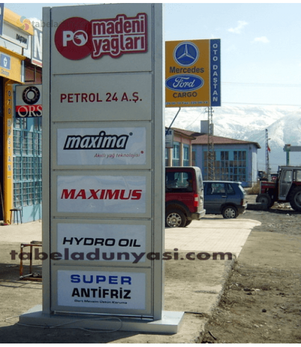 Petrol Ofisi Totem Tabela