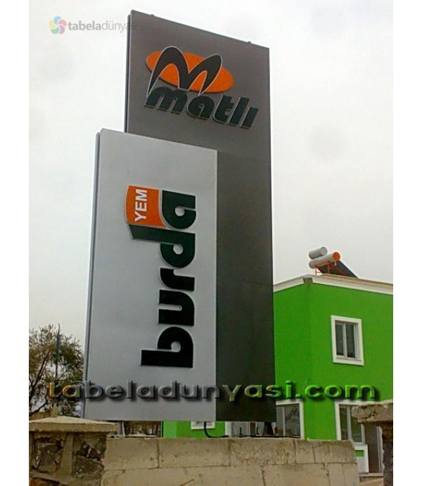 Matlı Proyem Totem Tabela