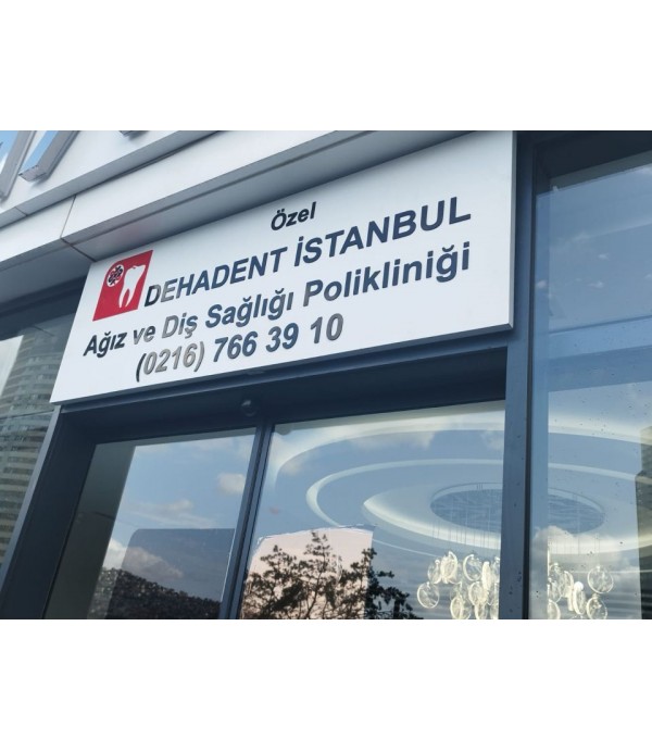 Dehadent diş hekimi tabelası