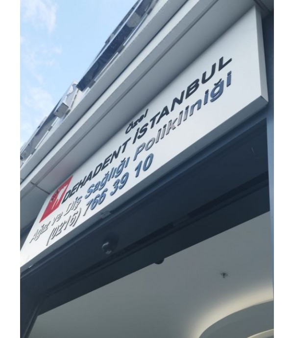 Dehadent diş hekimi tabelası