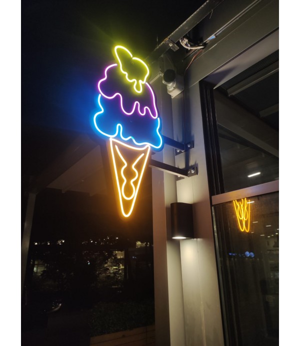 Dondurmacı Neon led Fener Tabela 