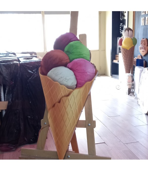 Işıklı Dondurma Logosu Mekanınıza Renk Katın