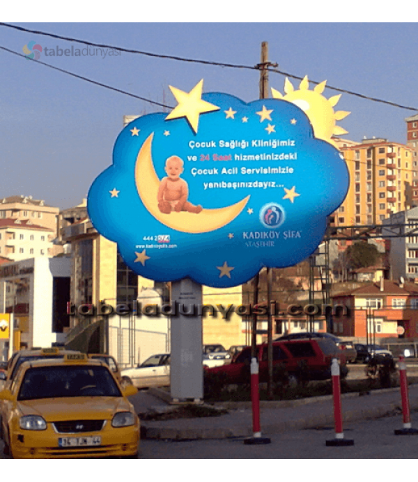 Şifa Hastanesi Totem Tabela