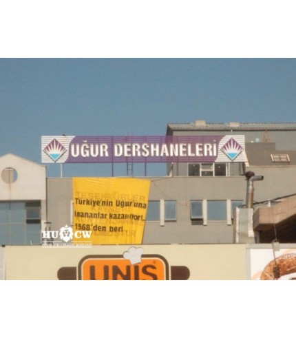 Uğur Dershanesi Çatı Tabelası