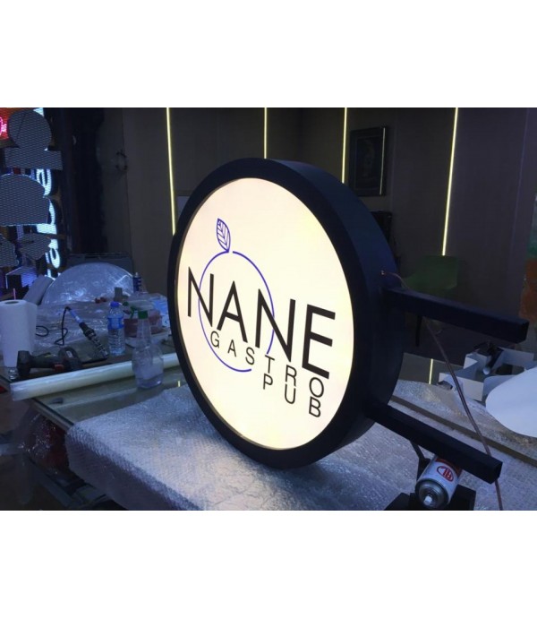 Nane Gastro Pub Işıklı Fileli Hazır Daire Tabela
