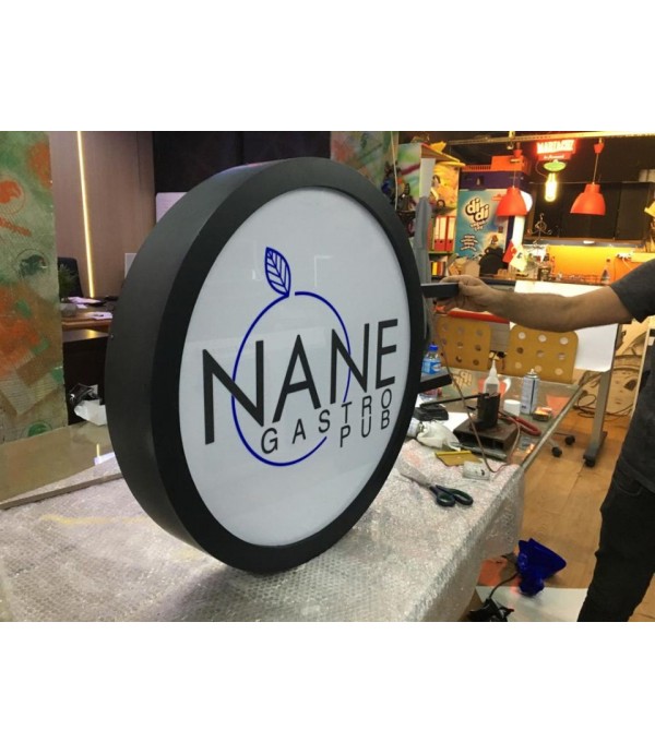 Nane Gastro Pub Işıklı Fileli Hazır Daire Tabela