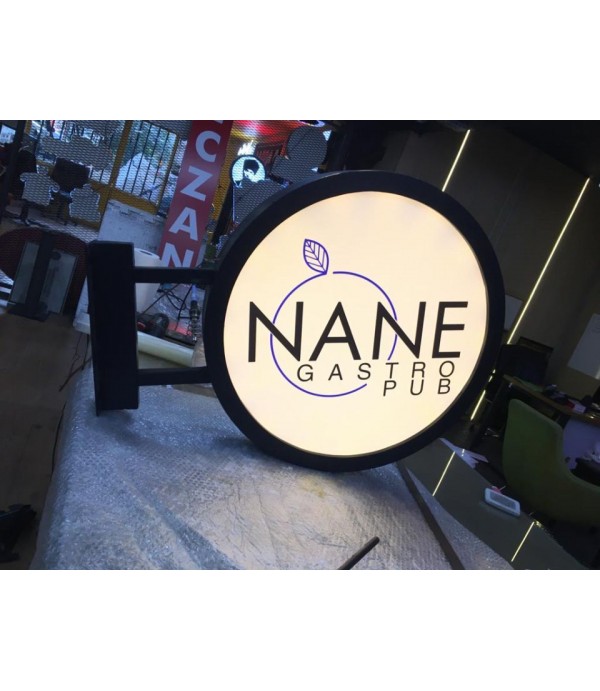 Nane Gastro Pub Işıklı Fileli Hazır Daire Tabela
