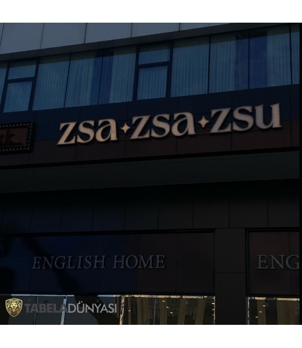 Zsa Zsa Zsu Trabzon Bronz Fileli Tabela Uygulaması