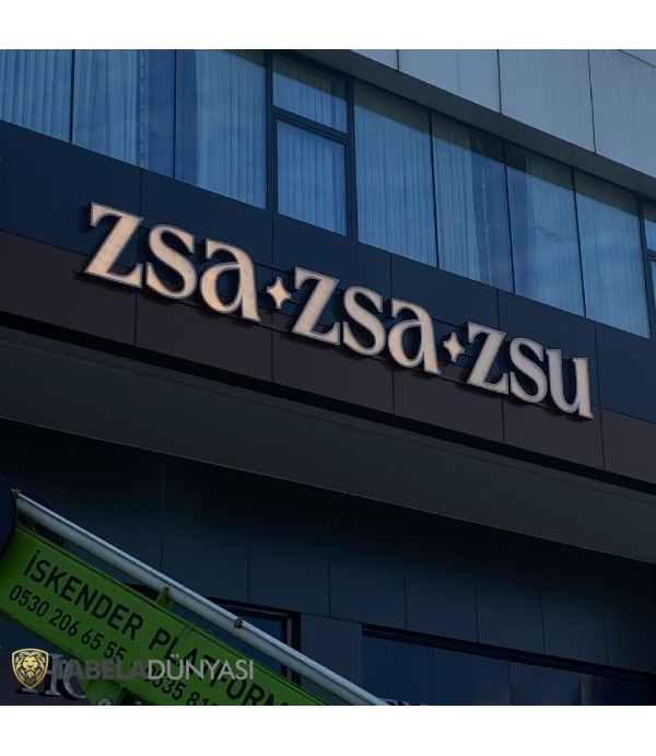 Zsa Zsa Zsu Trabzon Bronz Fileli Tabela Uygulaması