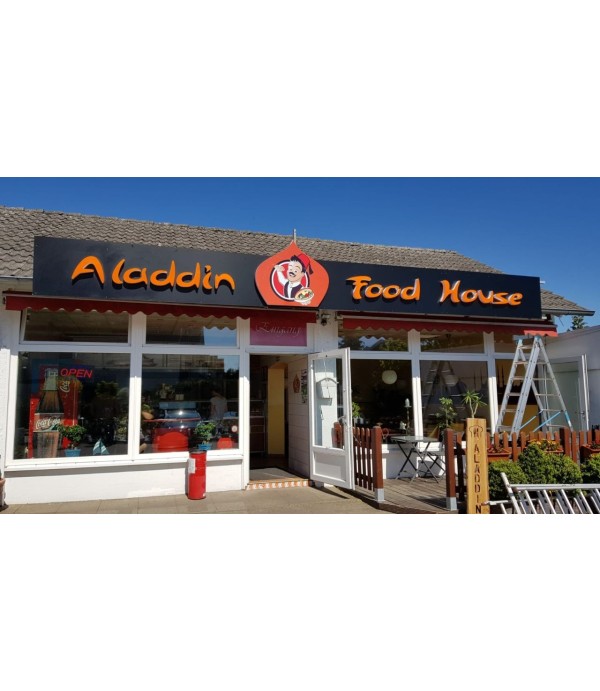 Alaaddin Kebap House Almanya Işıklı Kutu Harf Tabela
