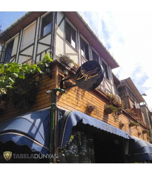 Beyrut Sanat Işıklı Kesme Harf Daire Tabela