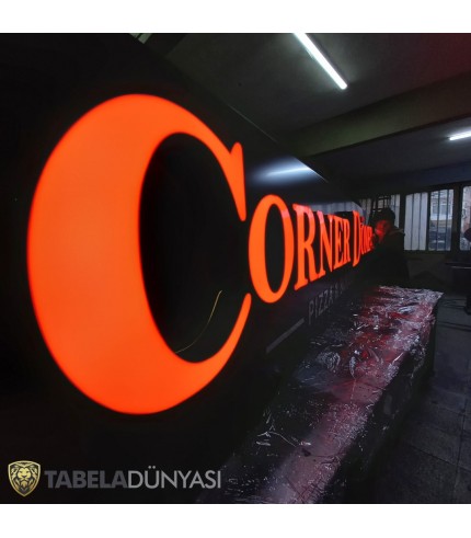 Corner Almanya Dönerci Tabelası
