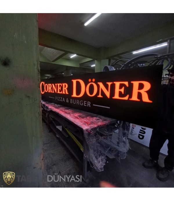 Corner Almanya Dönerci Tabelası