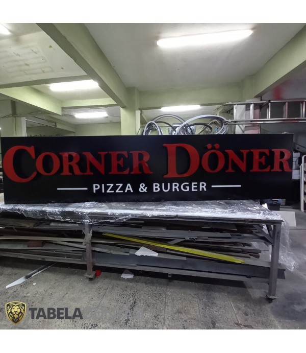 Corner Almanya Dönerci Tabelası