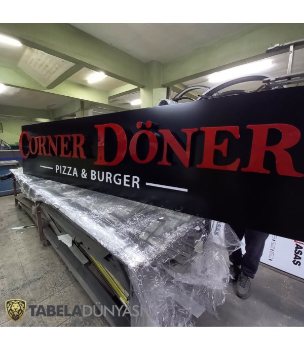 Corner Almanya Dönerci Tabelası